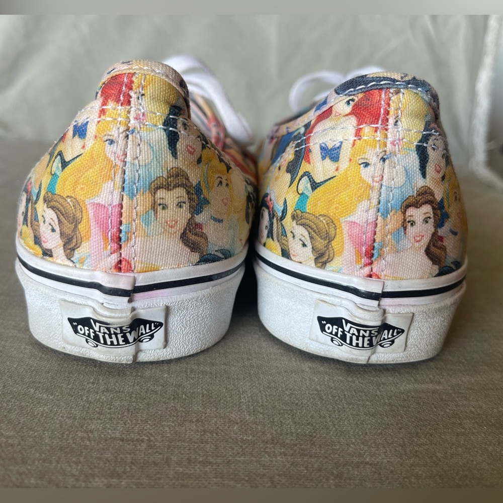 Vans x Disney Princess HTF Women’s Size 9.5 + Glitter Coated - Picture 10 of 12